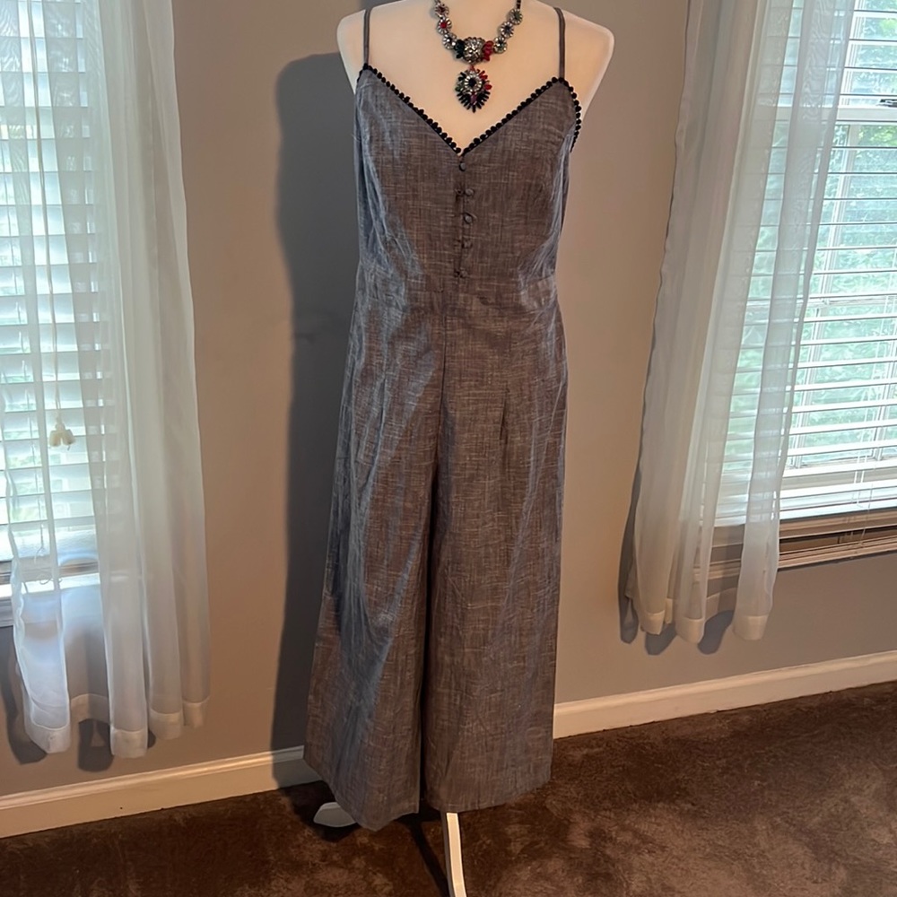 Chambray Light Denim Jump Suit